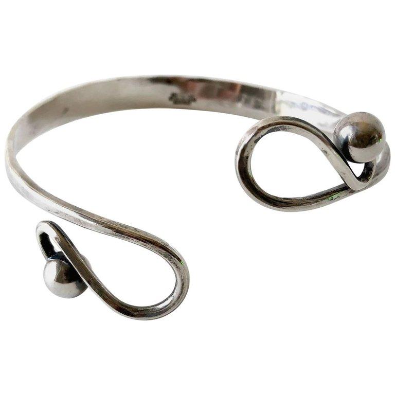 sterling silver upper arm cuff