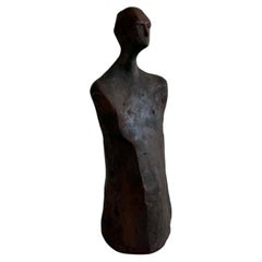 Escultura de cerámica Anna-Greta Remund, Suecia, mediados del siglo XX
