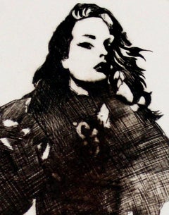 Fashion - XXI Century, Etching, Fashion Print, Woman, Female artist