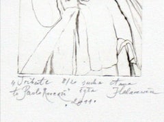 Homenaje a Paolo Roversi - Siglo XXI, Grabado Contemporáneo, Impresión de Moda