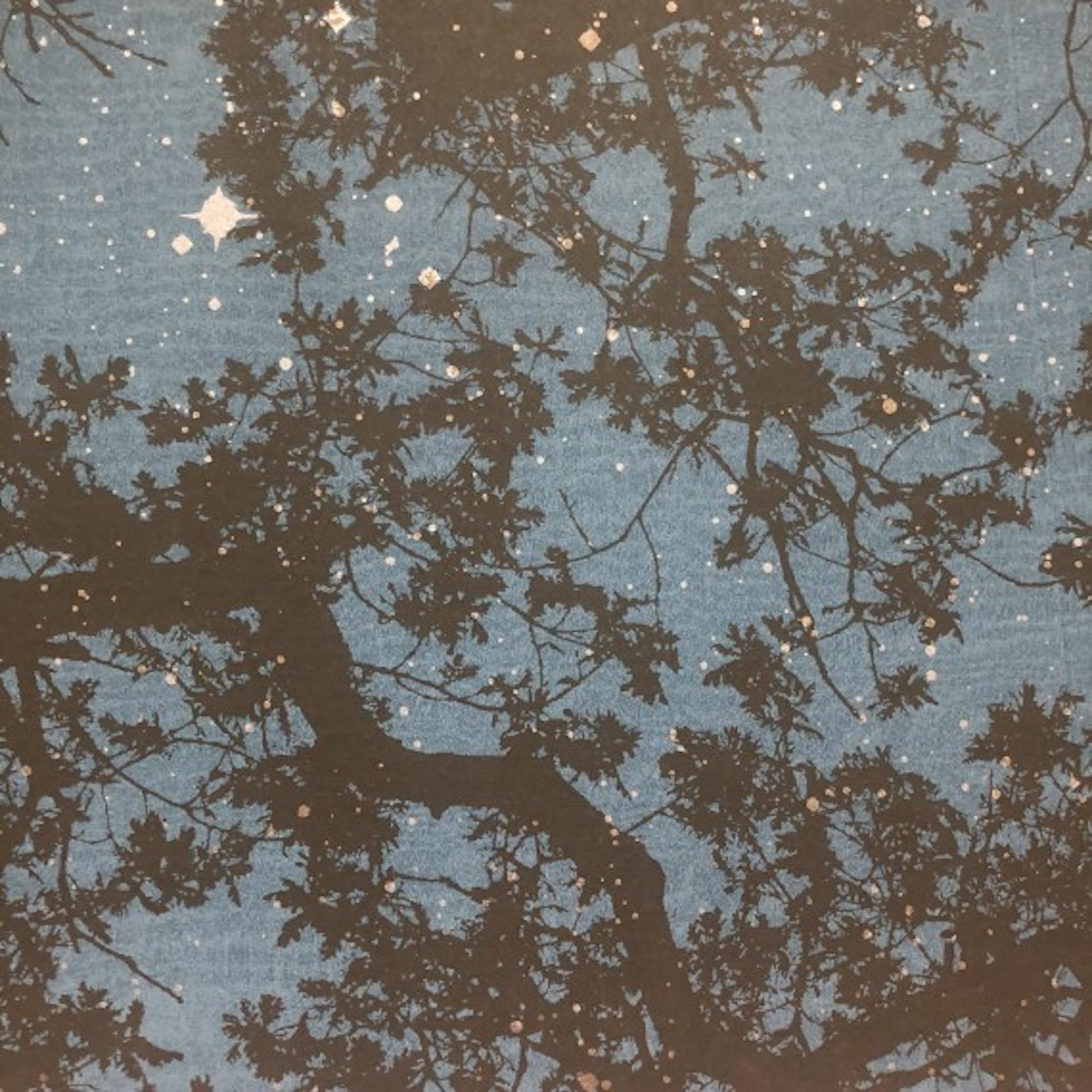 Anna Harley, Midsummer Night, zeitgenössische, erschwingliche Kunst, Baumdruck im Angebot 3