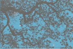 Anna Harley, Notte di mezza estate, Arte contemporanea accessibile, Stampa albero
