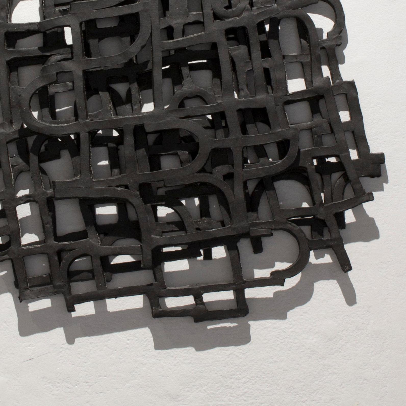 Tomo - Abstract Sculpture Grigio di Anna Hepler