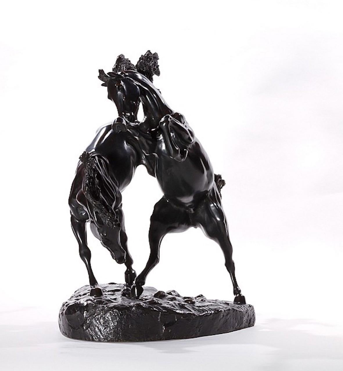 Fillies Playing - Contemporary Sculpture by Anna Hyatt Huntington