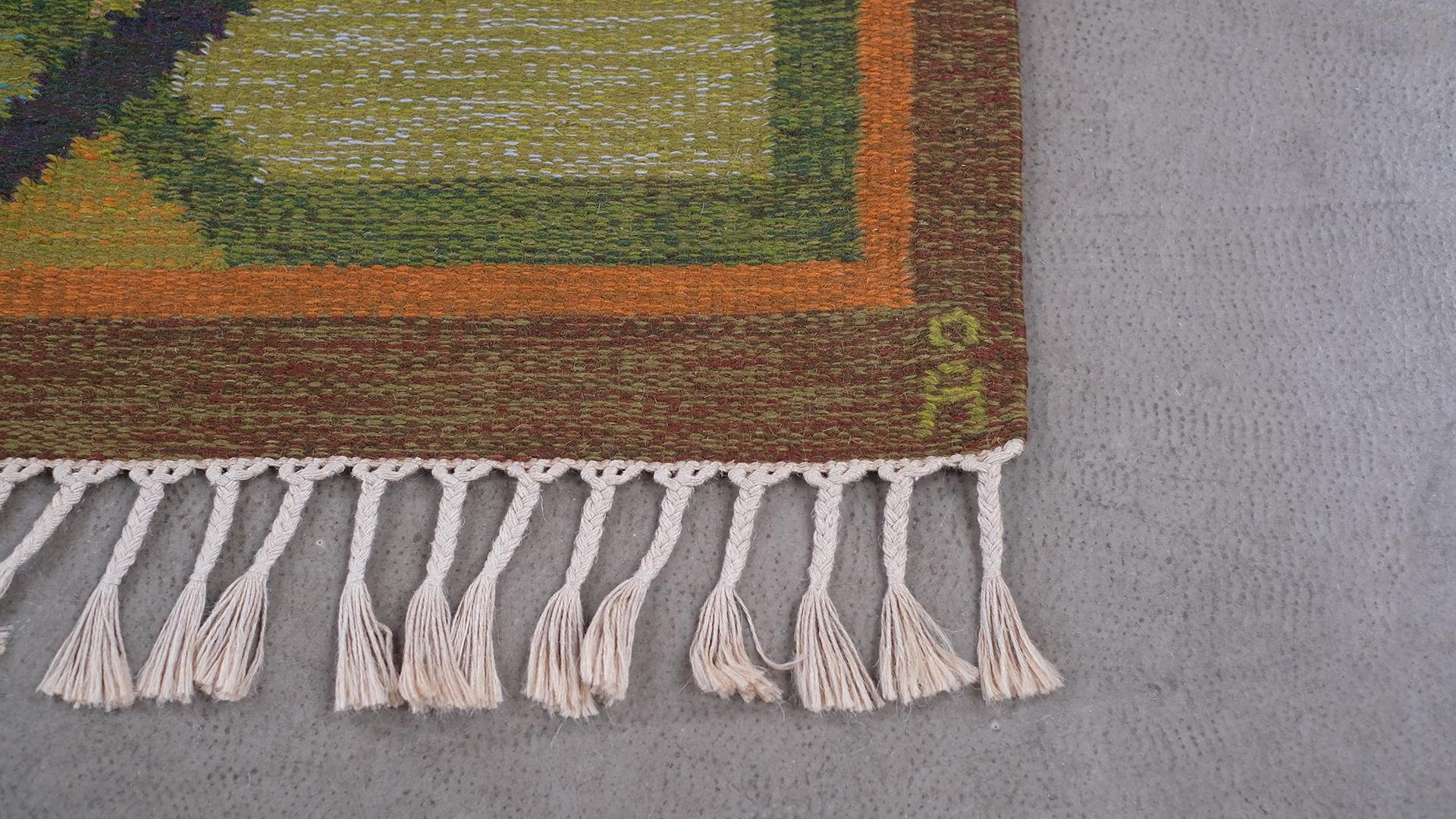 Wool Anna Johanna Ångström Flat Weave Rug