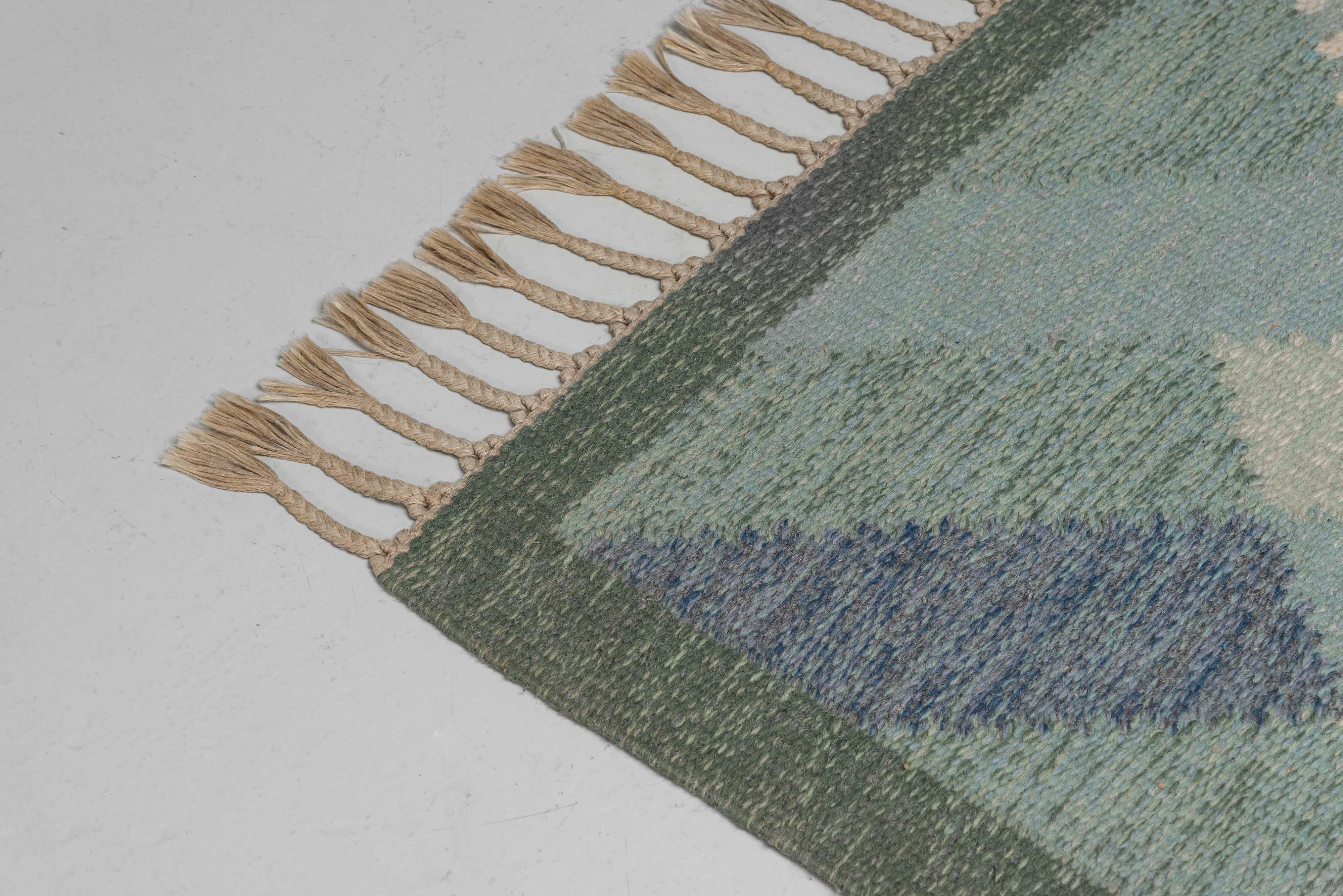 Anna Johanna Ångström Rölakan Carpet Aniara Sweden 1960 For Sale 2