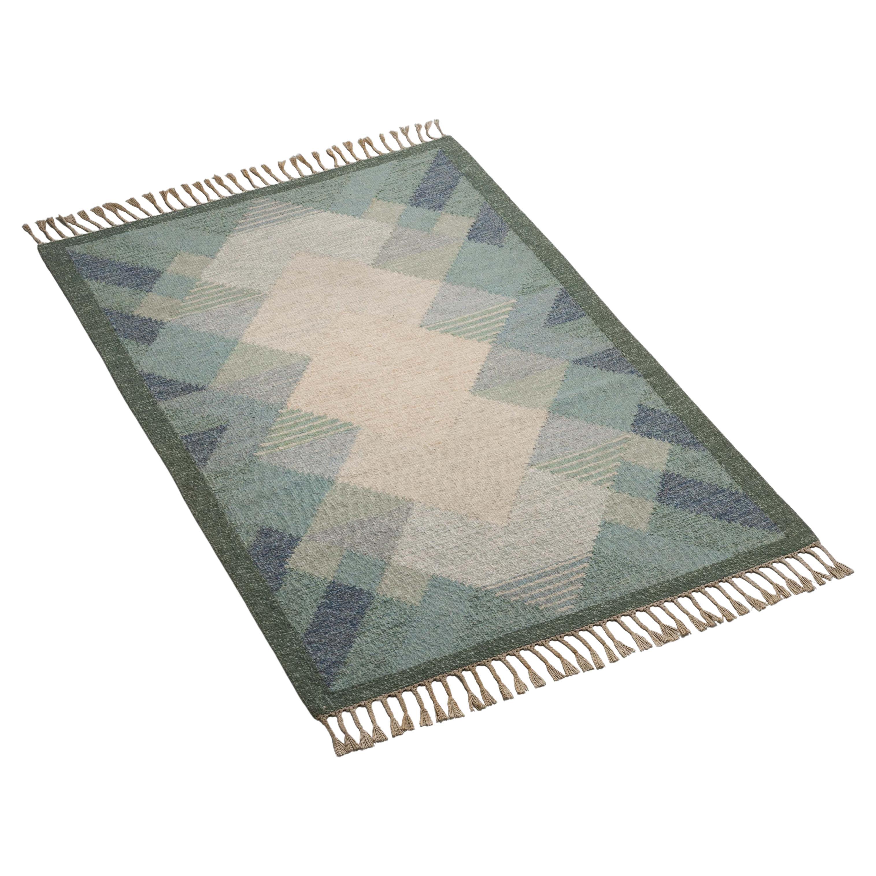 Anna Johanna Ångström Rölakan Carpet Aniara Sweden 1960