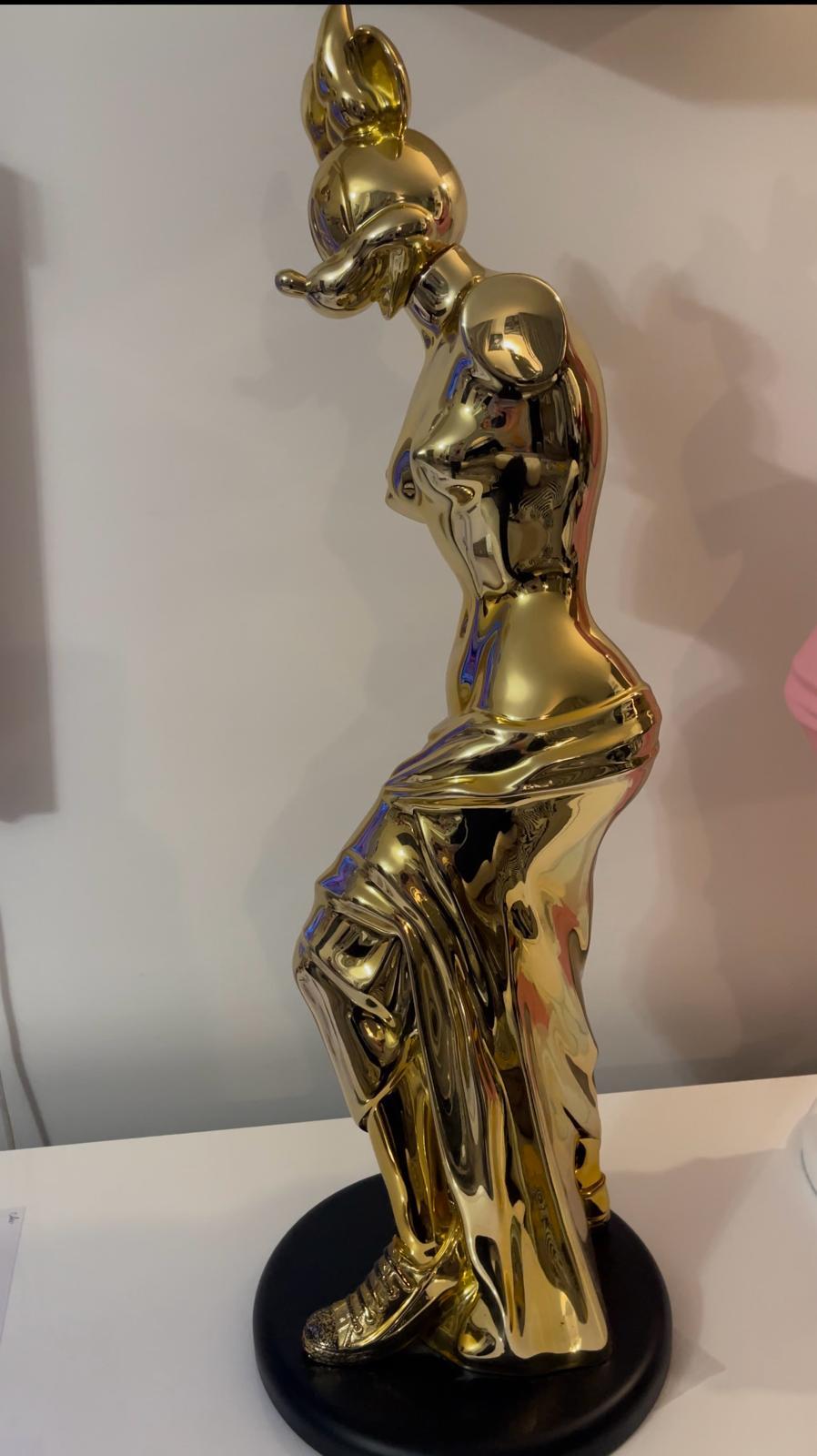 Minnie Mello Klein Oro - Sculpture Arte pop de Anna Kara