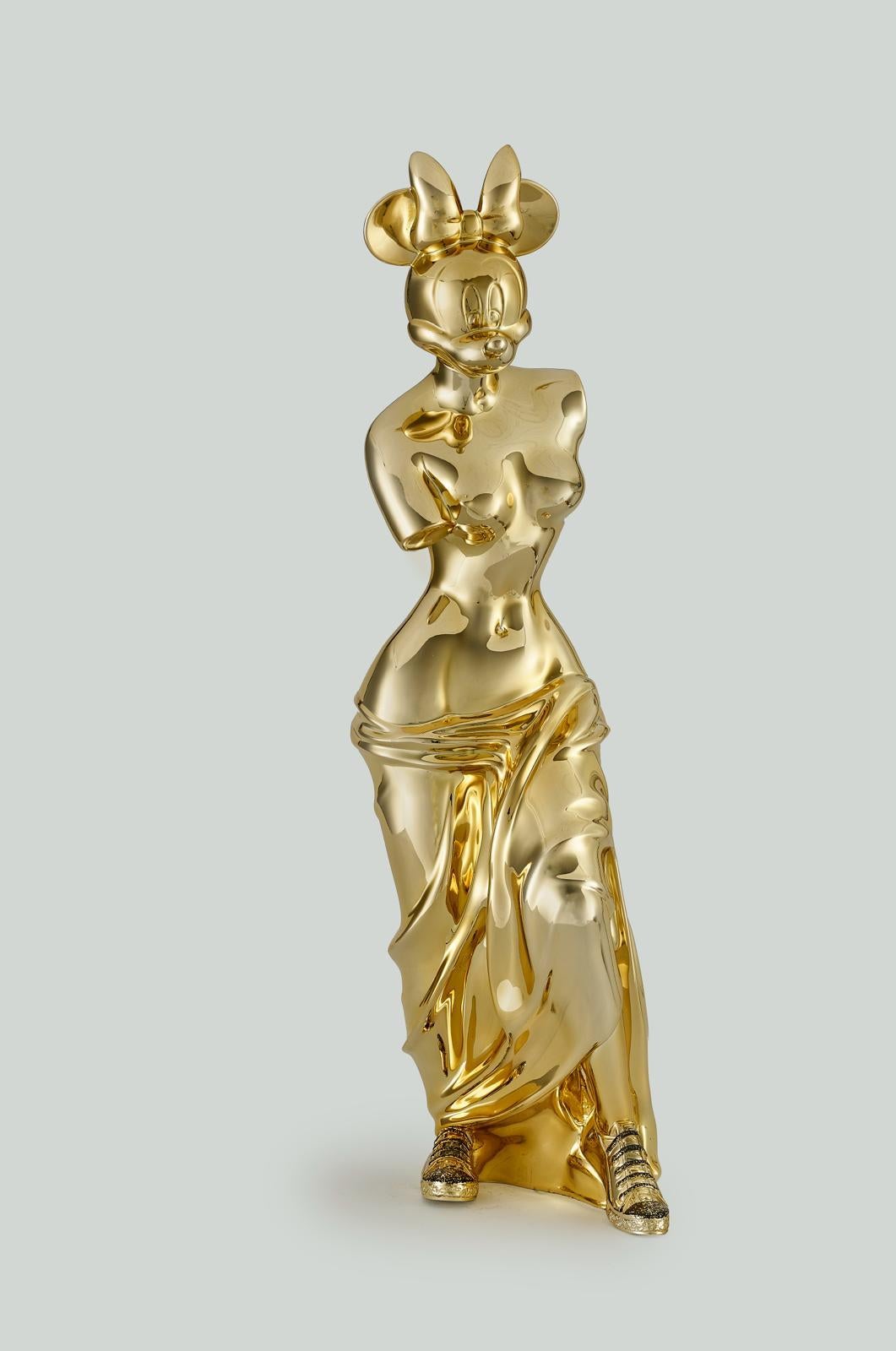 Anna Kara Figurative Sculpture - Minnie Mello Klein Gold
