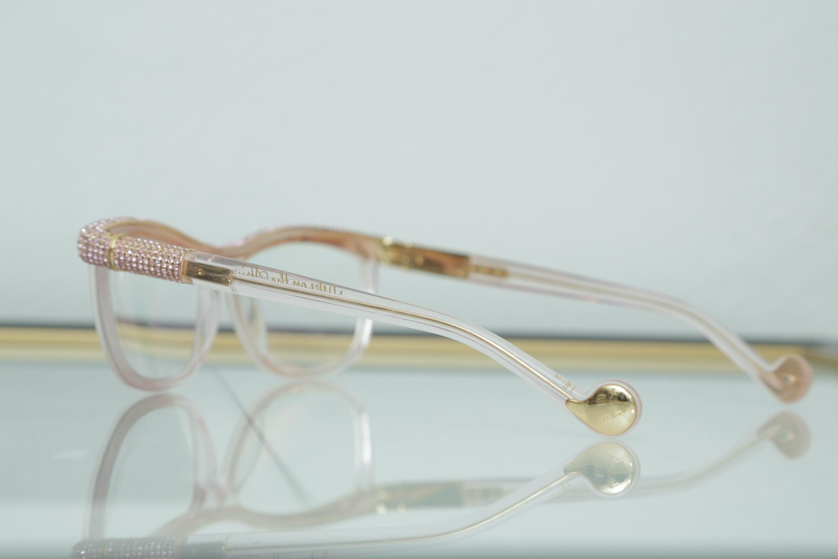 Gray Anna-Karin Karlsson Pink Kiki On A String Glasses Sunglasses For Sale