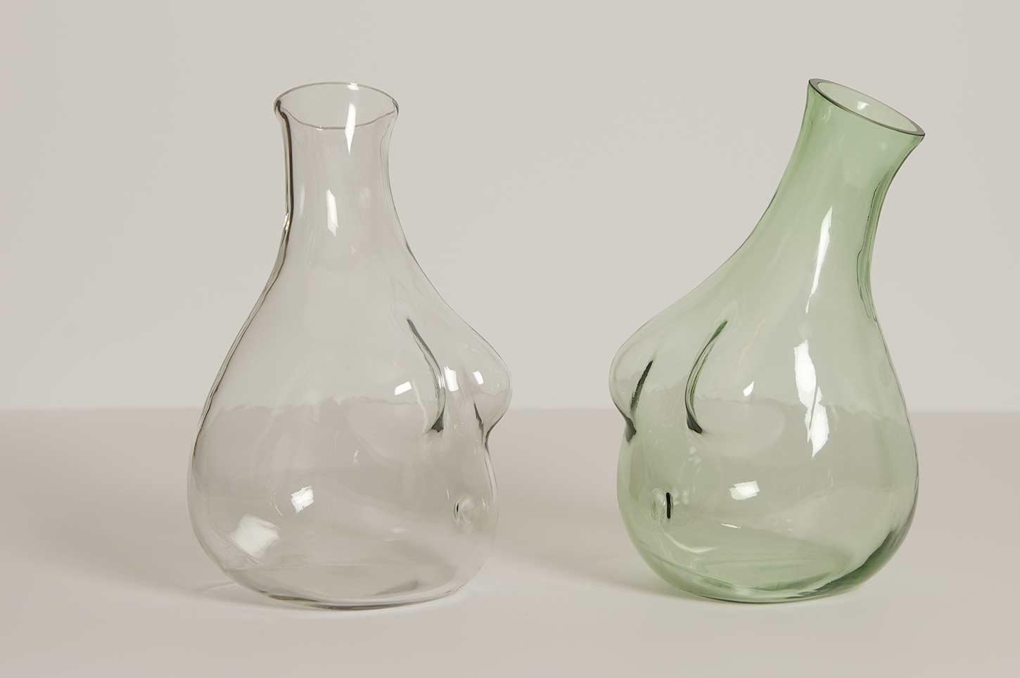 Polished Anna Karlin Boobs Decanter, Clear For Sale