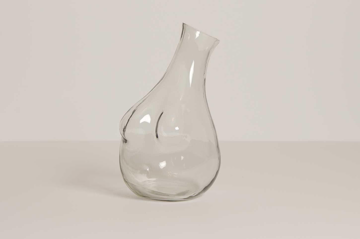 Polished Anna Karlin Boobs Decanter, Green For Sale