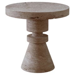 Anna Karlin Chess Piece - Tavolino - Travertino - Modello A