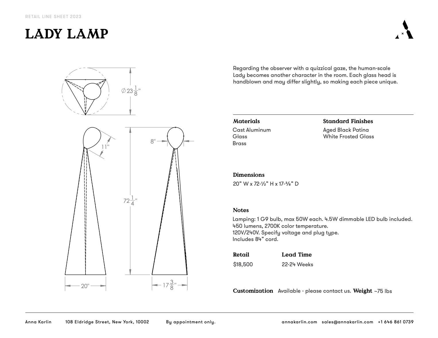 Lampada da donna Anna Karlin In condizioni Nuovo in vendita a New York, NY