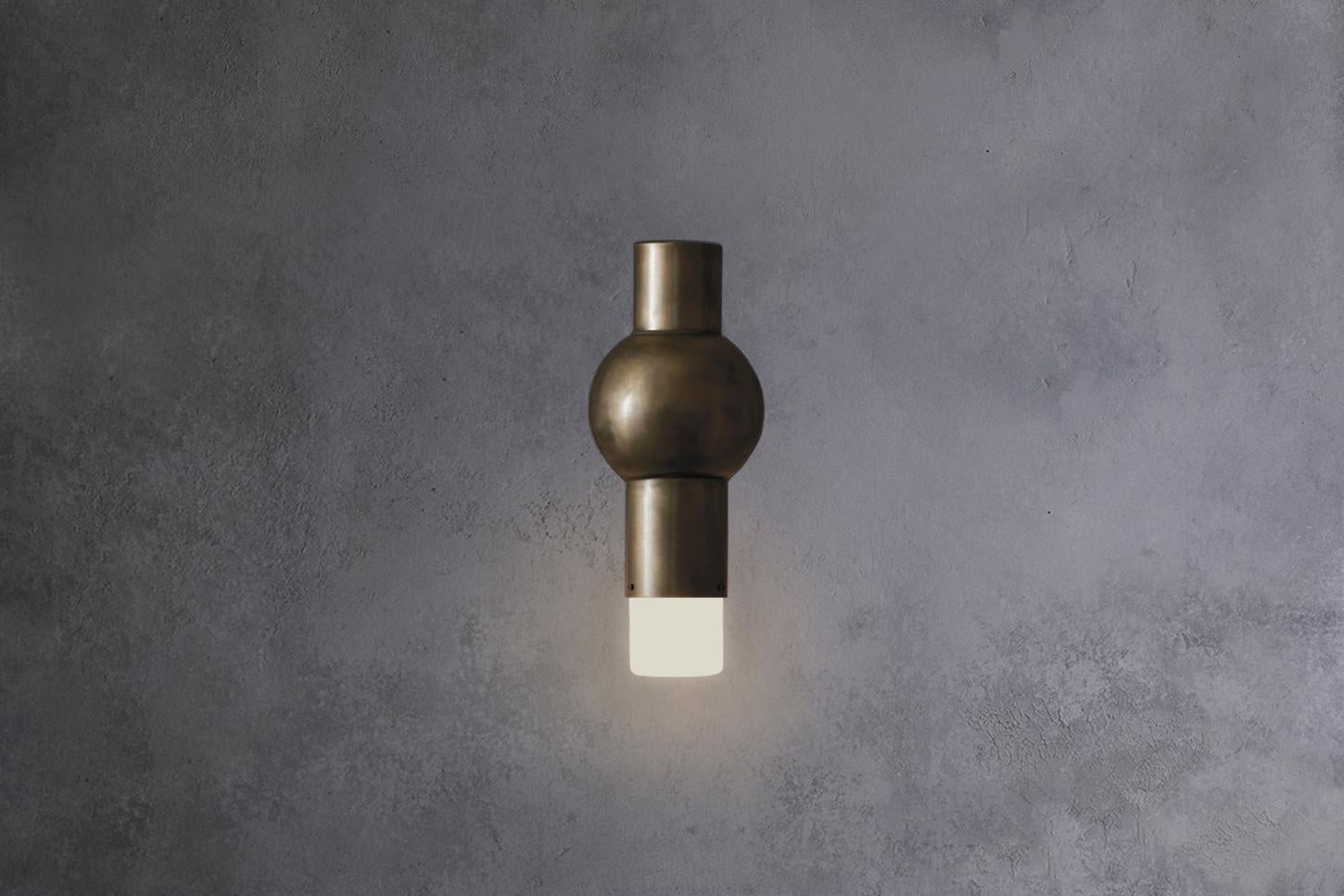 Anna Karlin Lantern Sconce - Short In New Condition For Sale In New York, NY