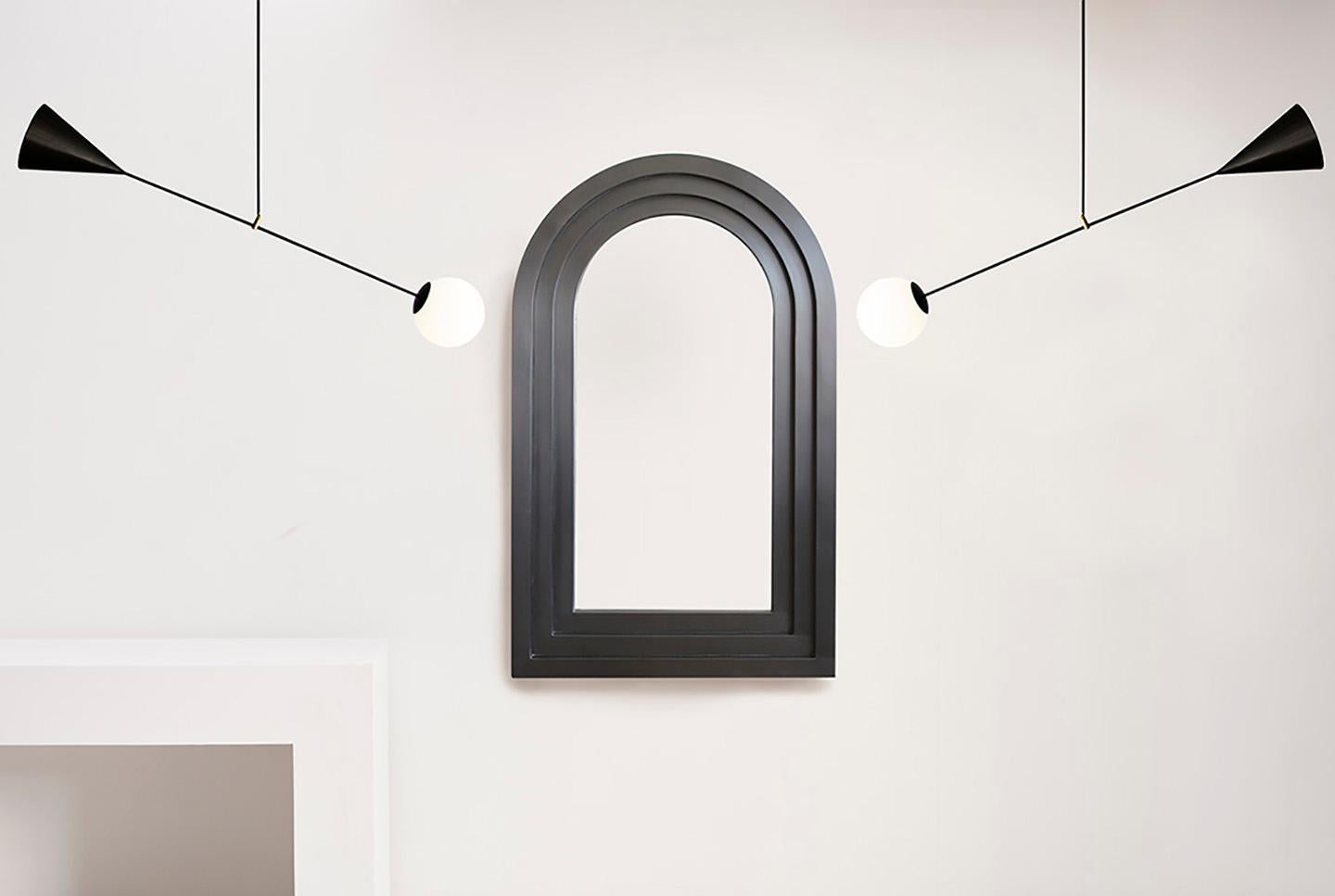 Plated Anna Karlin Layered Mirror For Sale