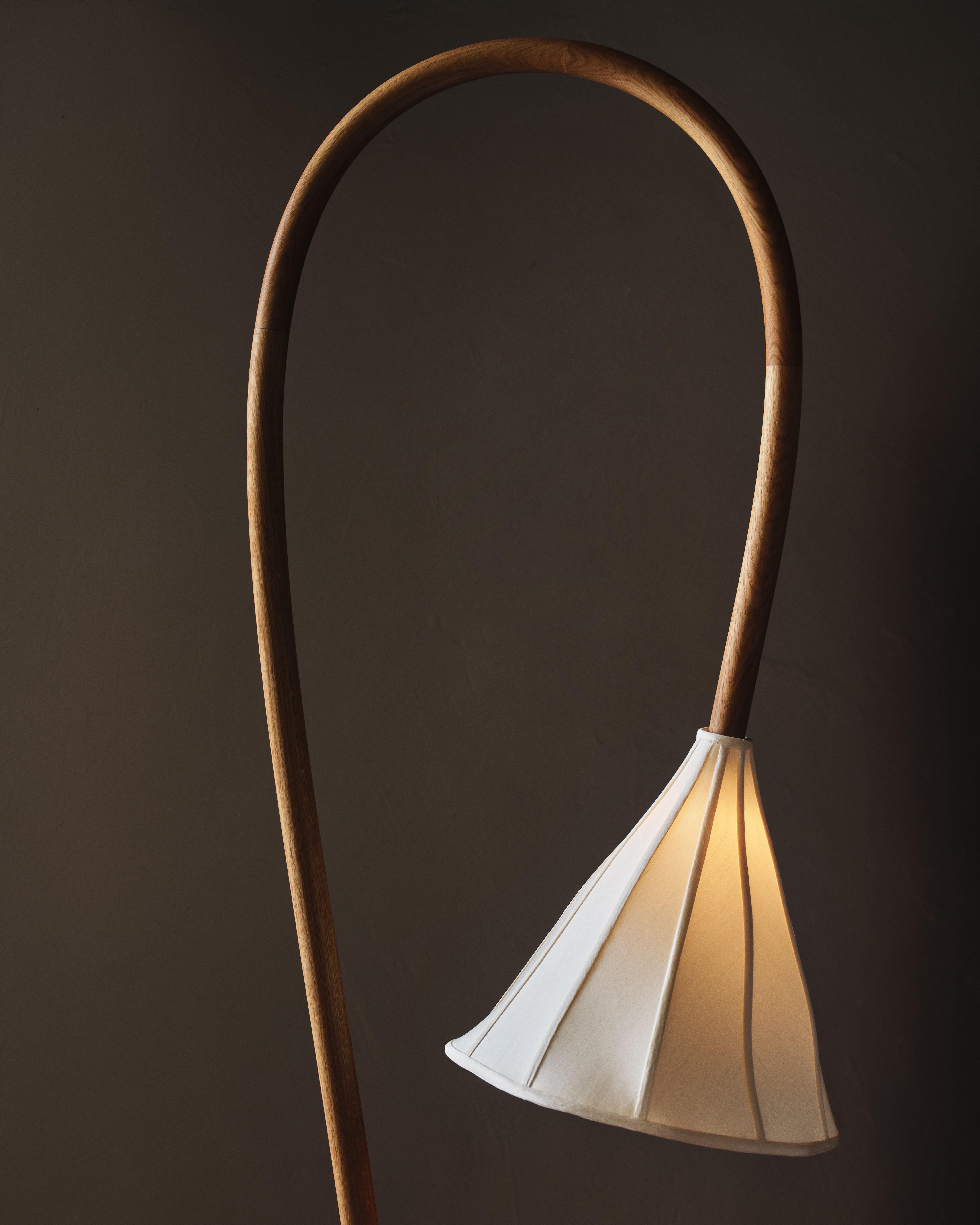 Anna Karlin Mulberry Cone Floor Lamp In New Condition For Sale In New York, NY