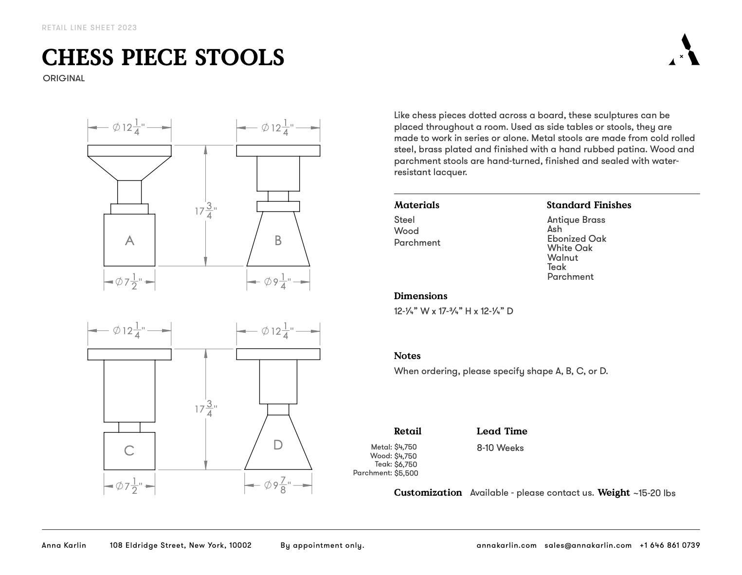 anna karlin stools