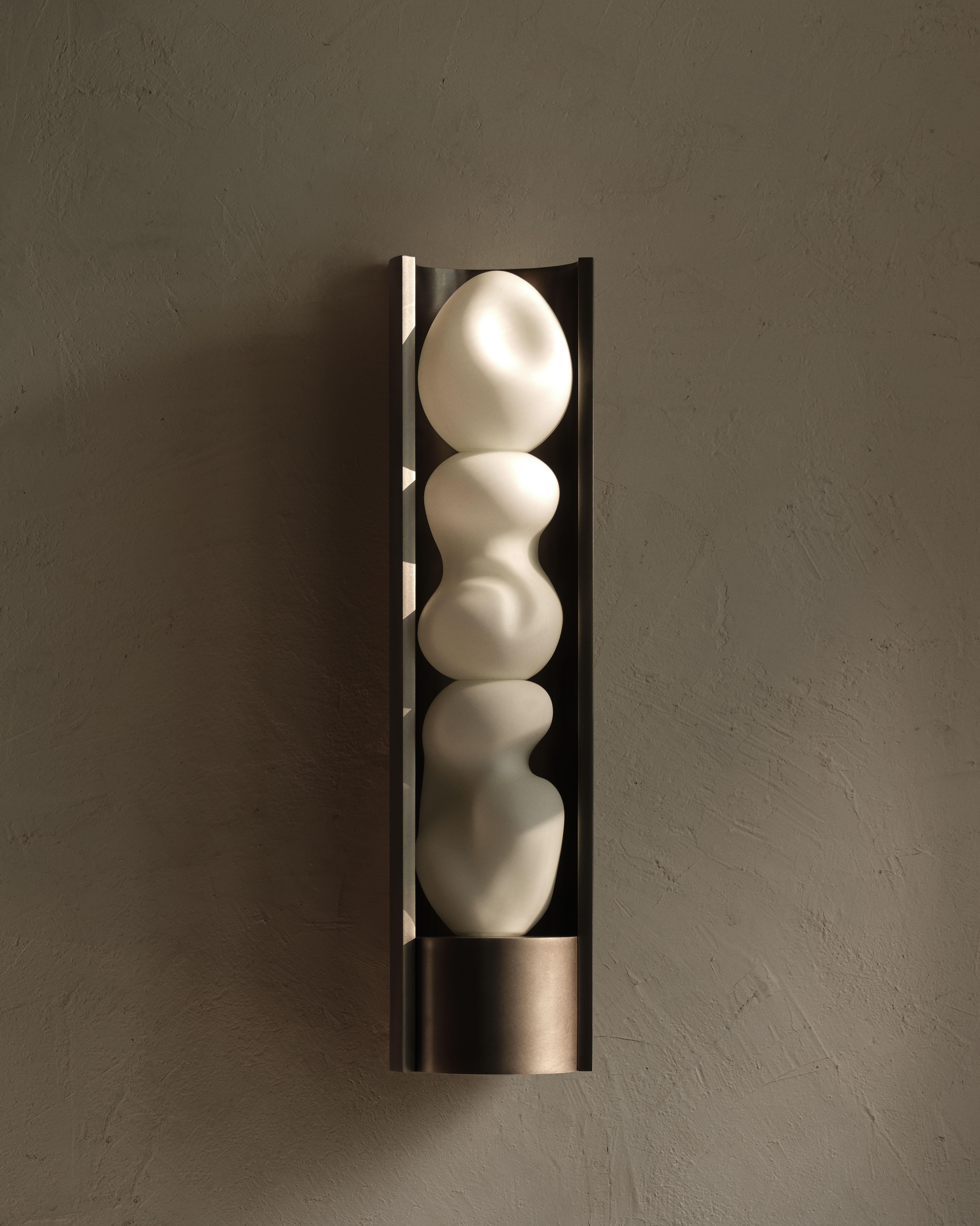 Anna Karlin Triplet Sconce In New Condition For Sale In New York, NY