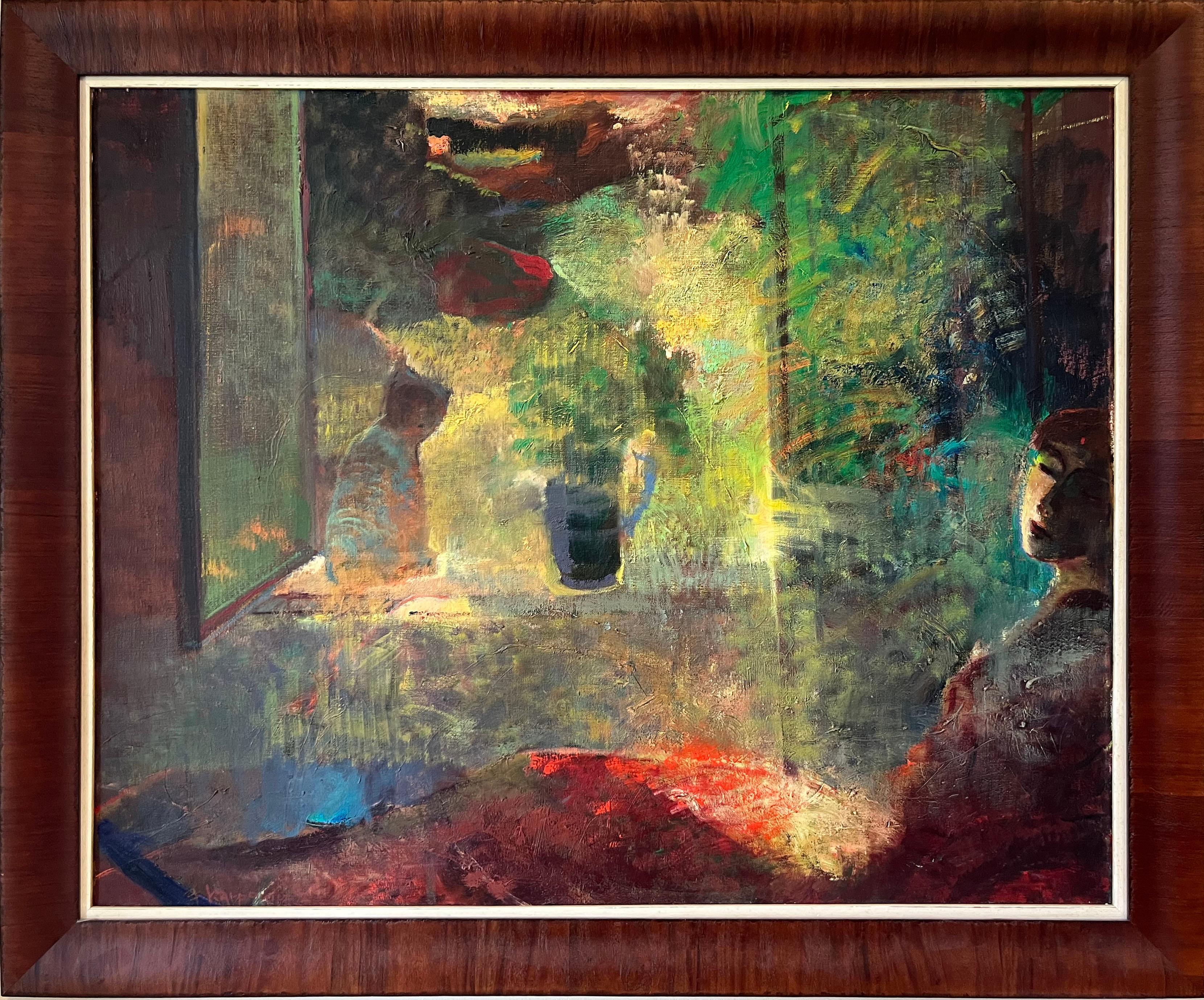 ALLA FINESTRA - Painting di Anna Karpowicz-Westner