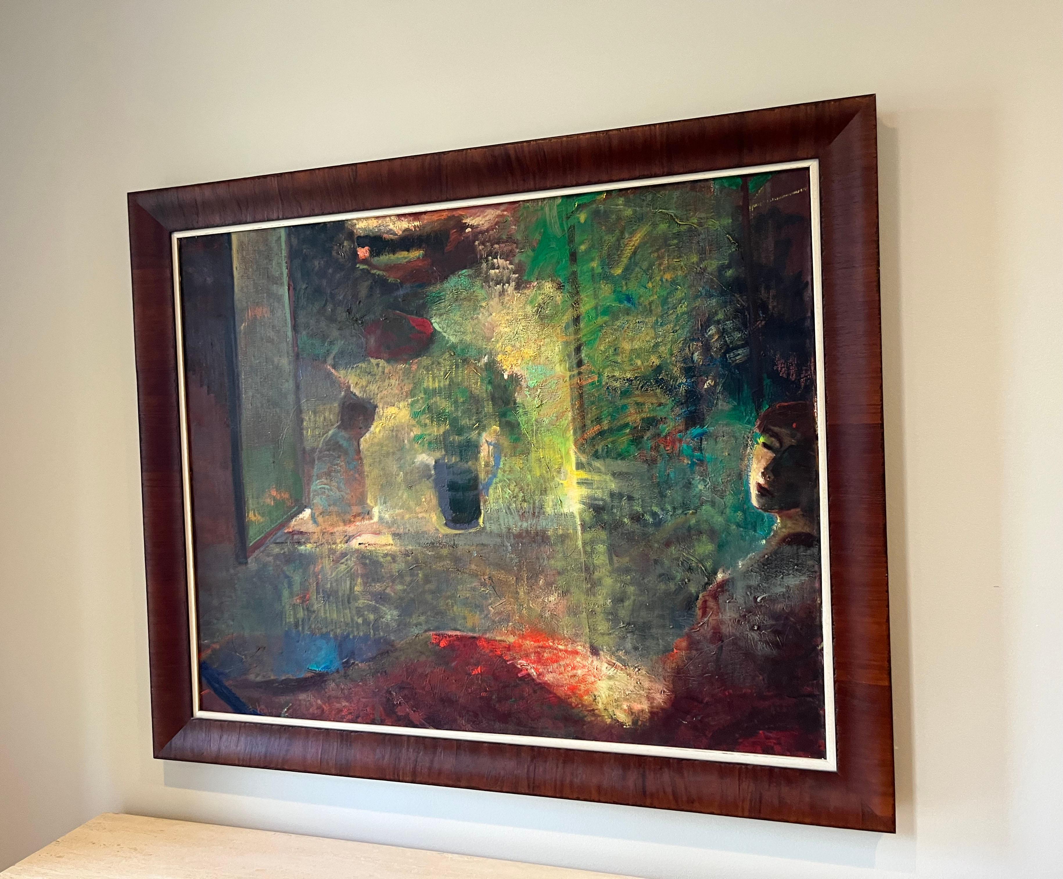 ALLA FINESTRA - Painting Contemporaneo di Anna Karpowicz-Westner
