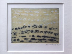 Untitled - Contemporary Abstract Nature Composition, Warm Tones - FRAMED
