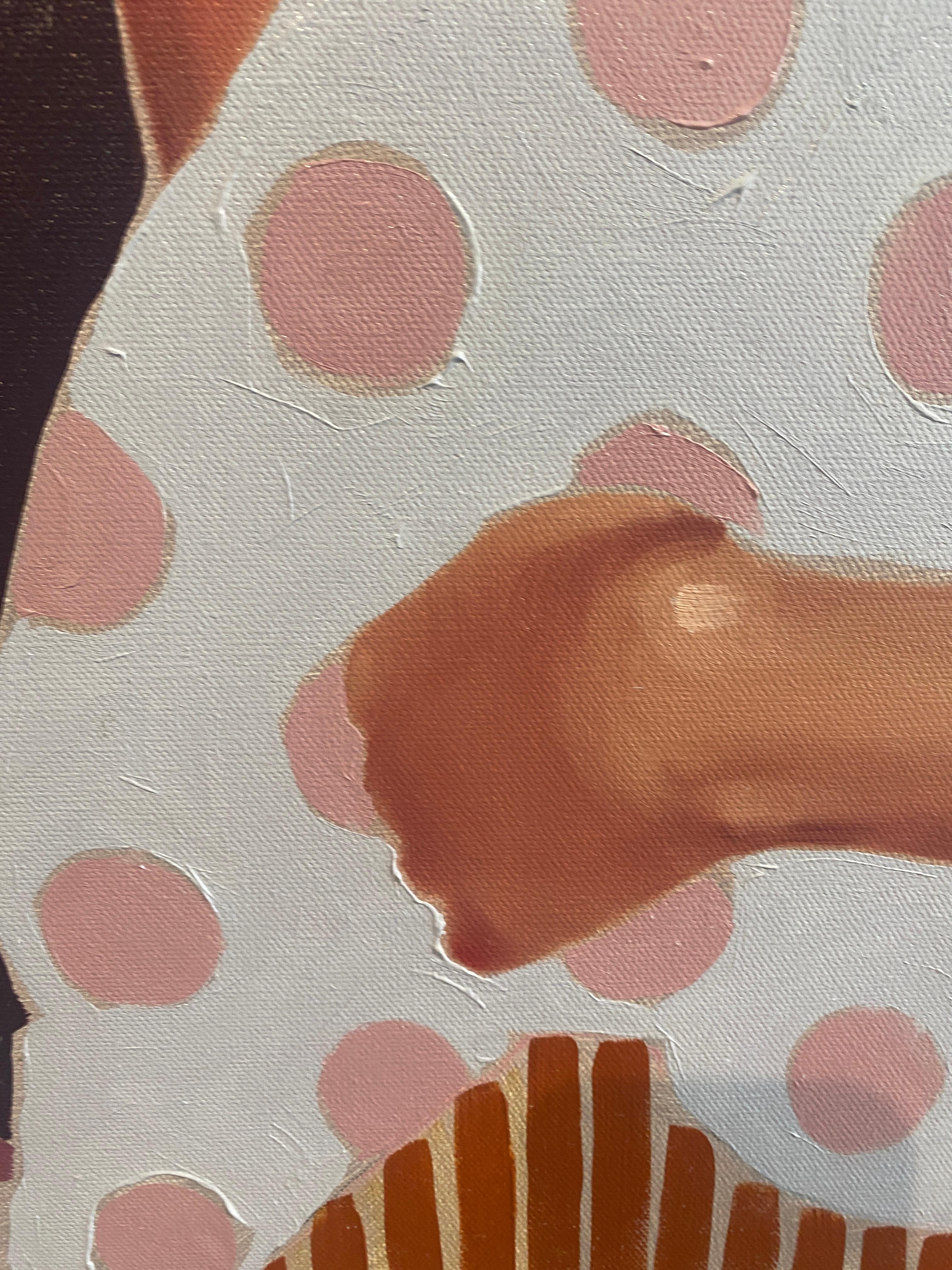 Figuratives, weibliches Porträt, geblümtes „Seasons Change“ von Anna Kincaide im Angebot 7