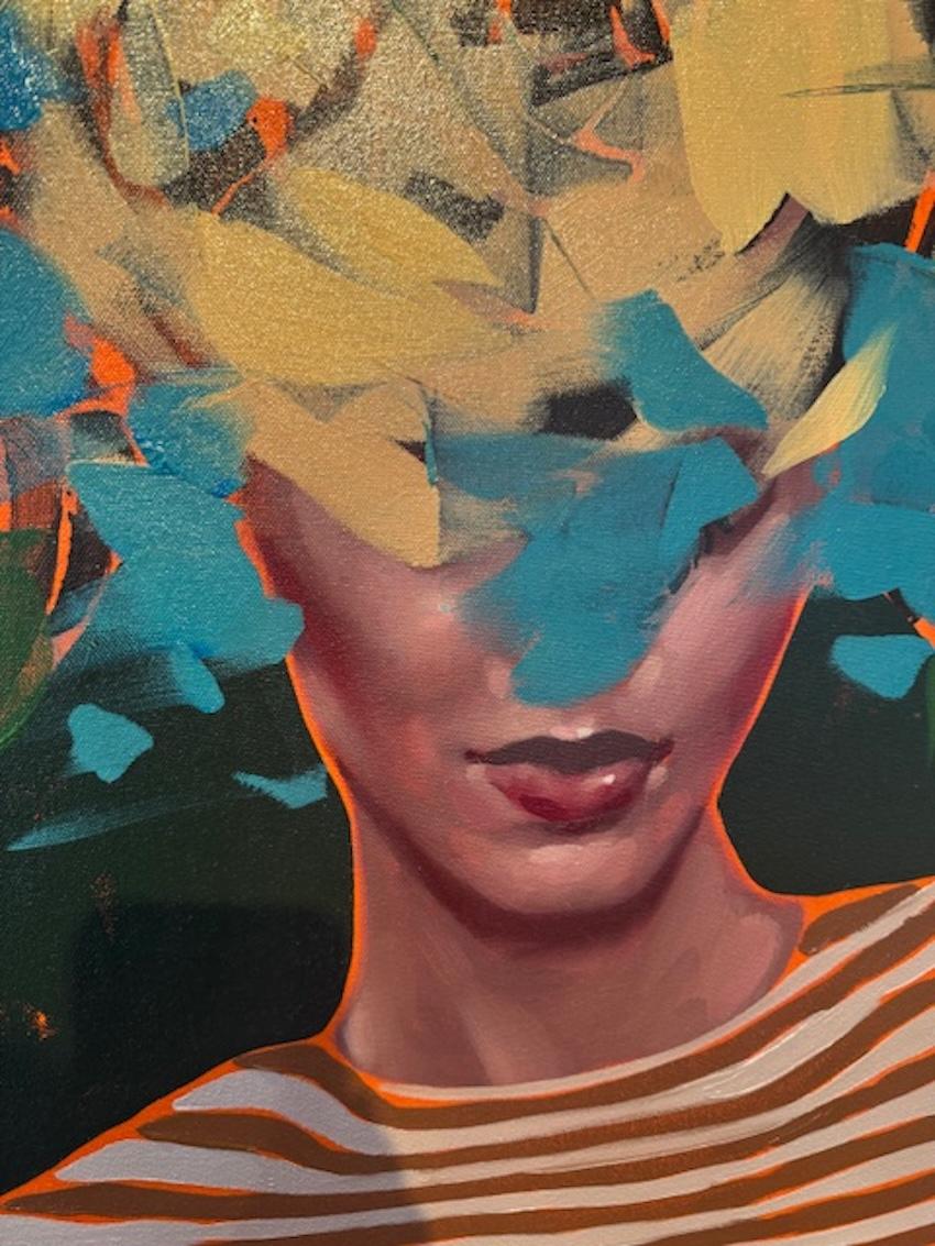 Figuratif féminin, portrait floral 