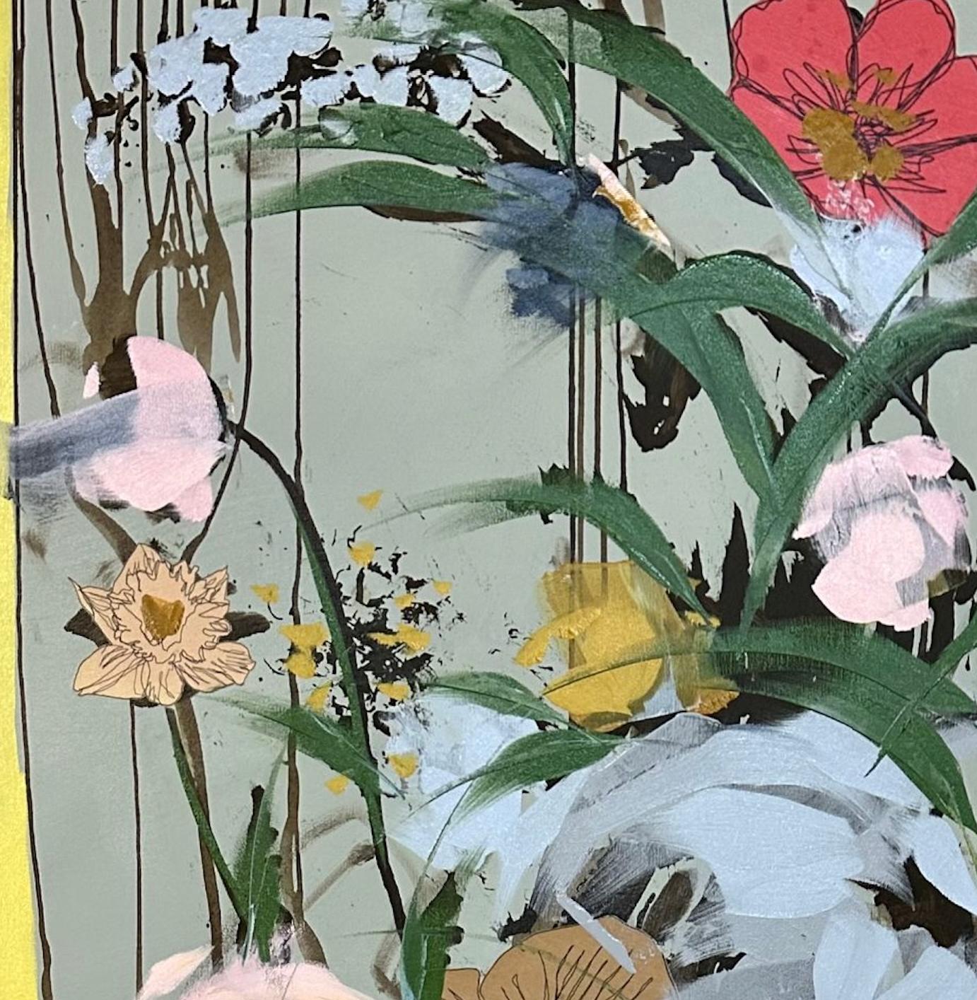 Figurative/Female/Portrait/Floral_A Way To Escape (Diptych)_Anna Kincaide For Sale 7