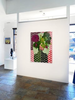 Figurativo/Femenino, Retrato, Florales, Punto de Anna Kincaide