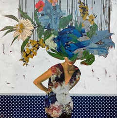 Figurative/Female/Portrait/Florals/Pattern_Something New_Anna Kincaide_2024