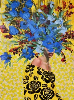 Shades of Yellow_2022_Anna Kincaide (Figurative, Portrait, Florals, Patterns)
