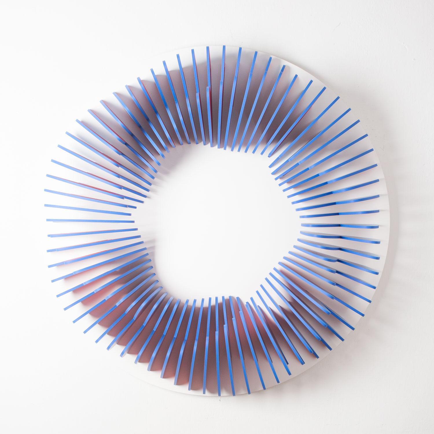 Anna Kruhelska is a visual artist and architect working across fields of art and design. She creates abstract, three-dimensional paper wall reliefs that startle in their intricacy and meticulous execution. As a lover of minimalism and simplicity,