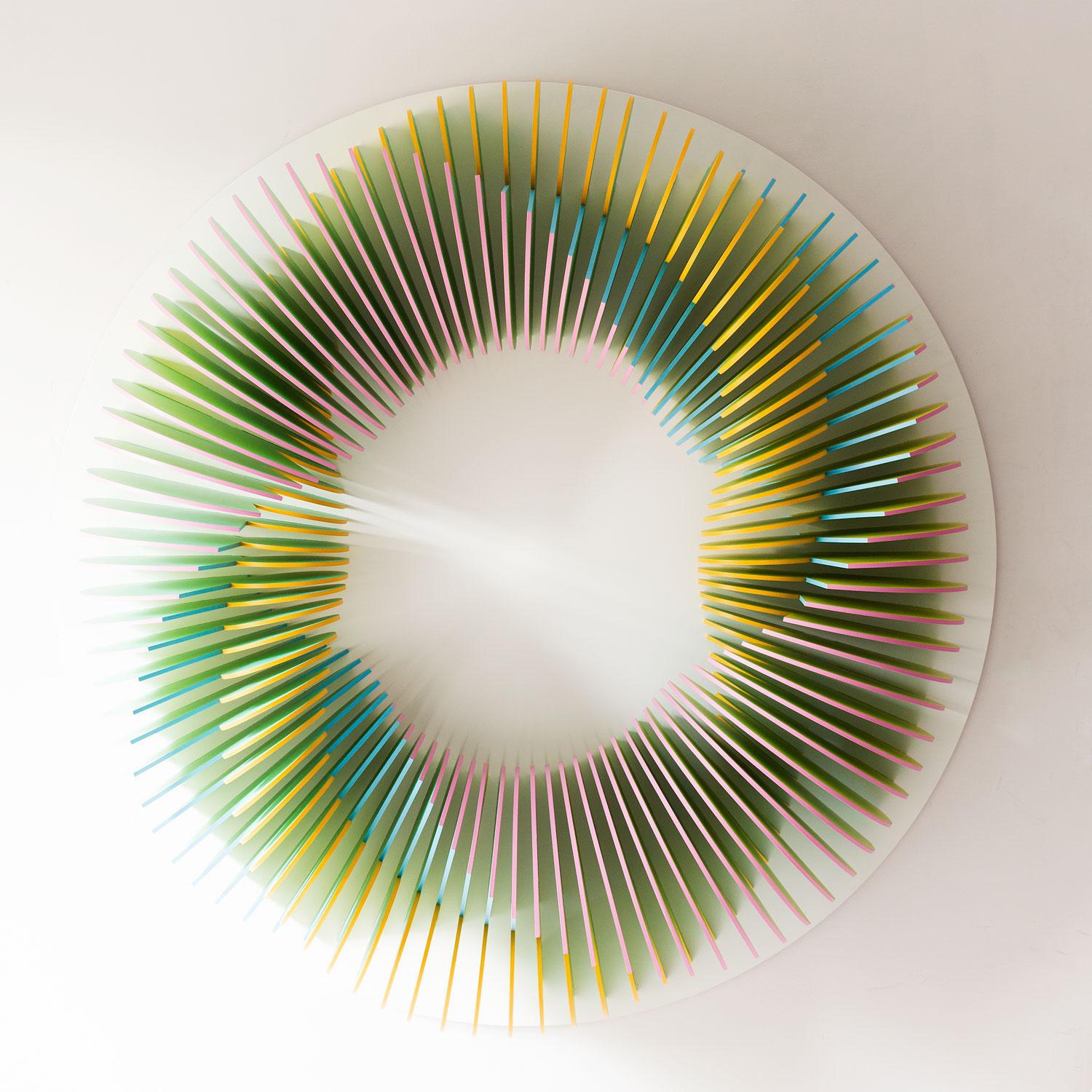 Constant Change 50 by Anna Kruhelska - Wood Wall Sculpture For Sale 2
