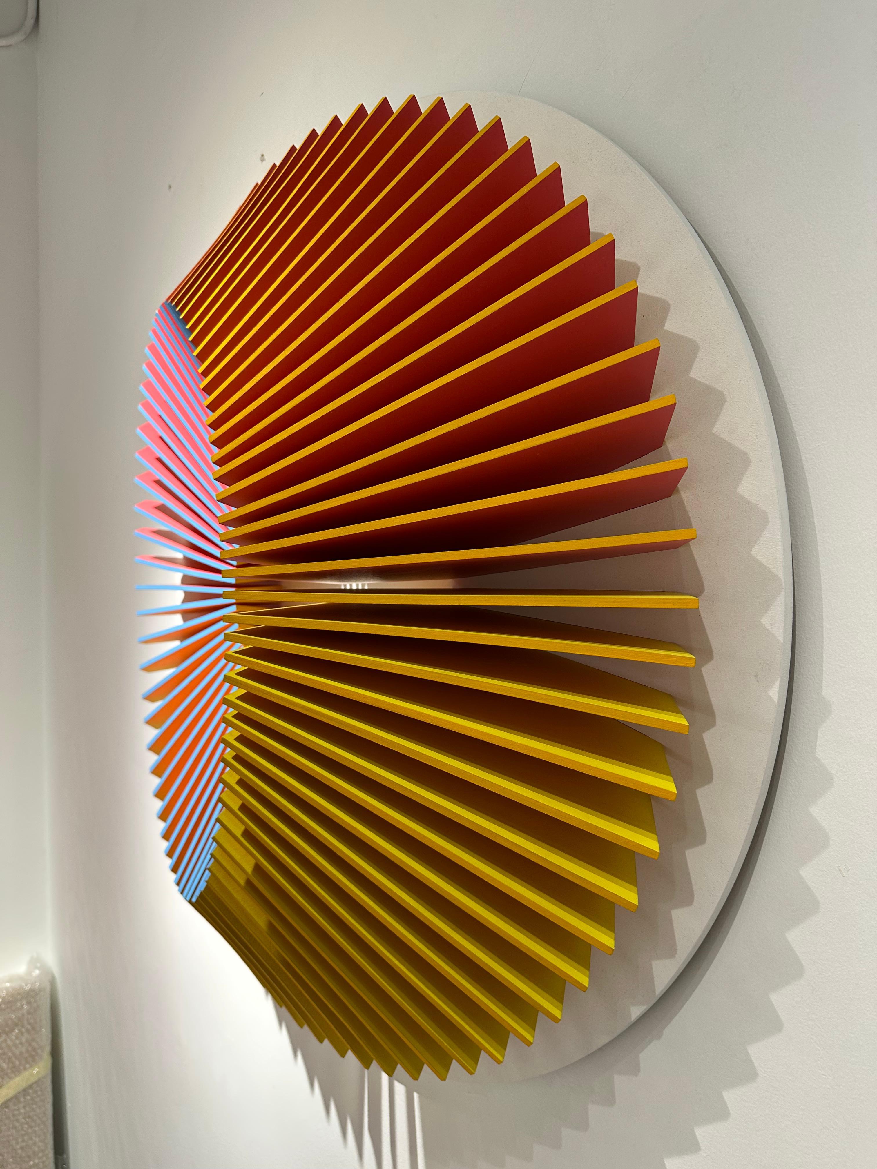 Constant Change 72 by Anna Kruhelska - Wood Wall Sculpture For Sale 1