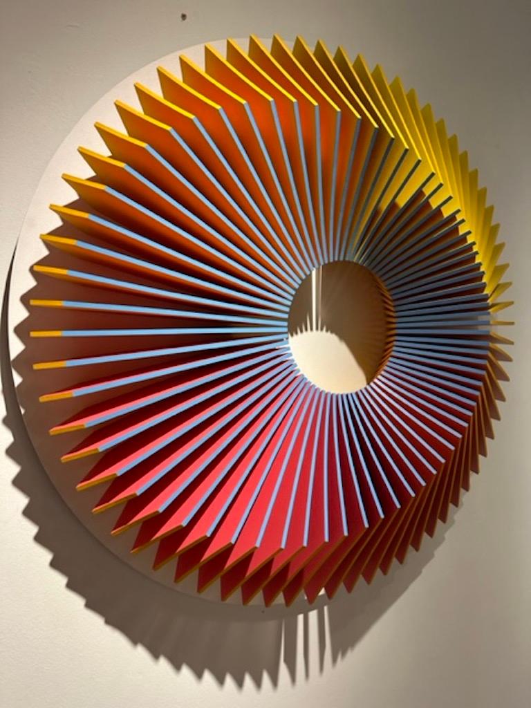 Constant Change 72 by Anna Kruhelska - Wood Wall Sculpture For Sale 4