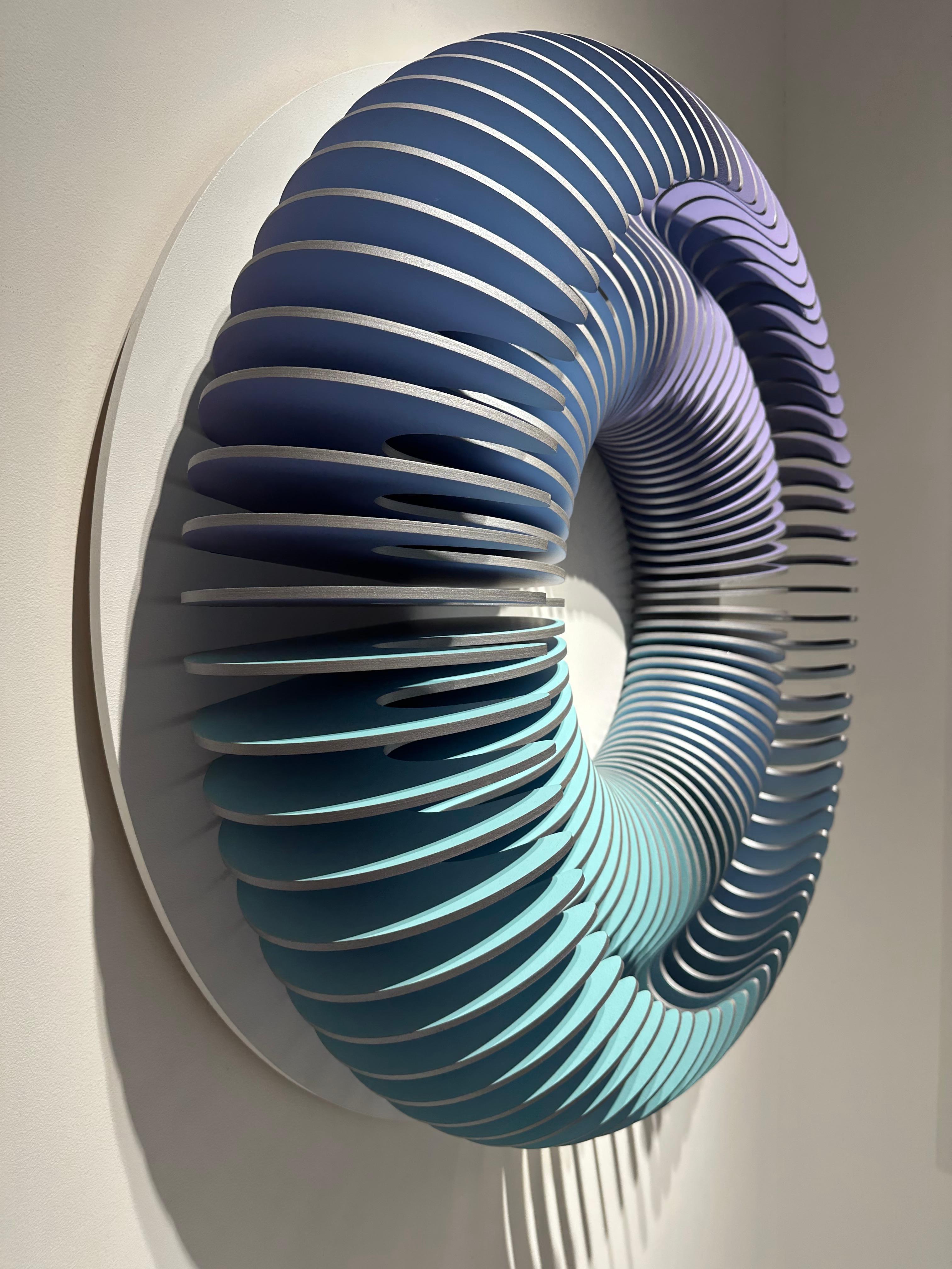Constant Change 73 by Anna Kruhelska - Wood Wall Sculpture For Sale 2