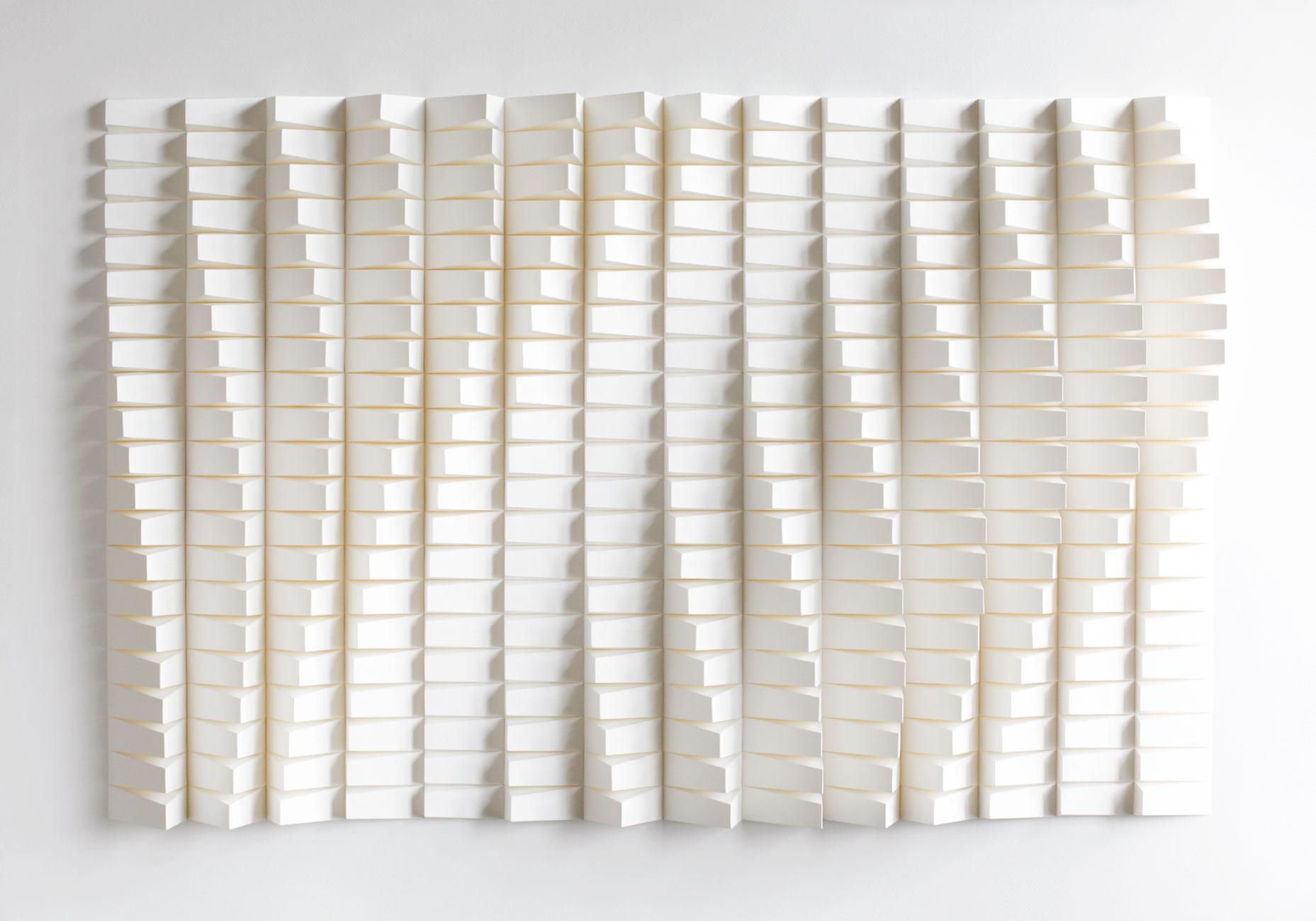 Untitled 218 by Anna Kruhelska - Paper wall sculpture