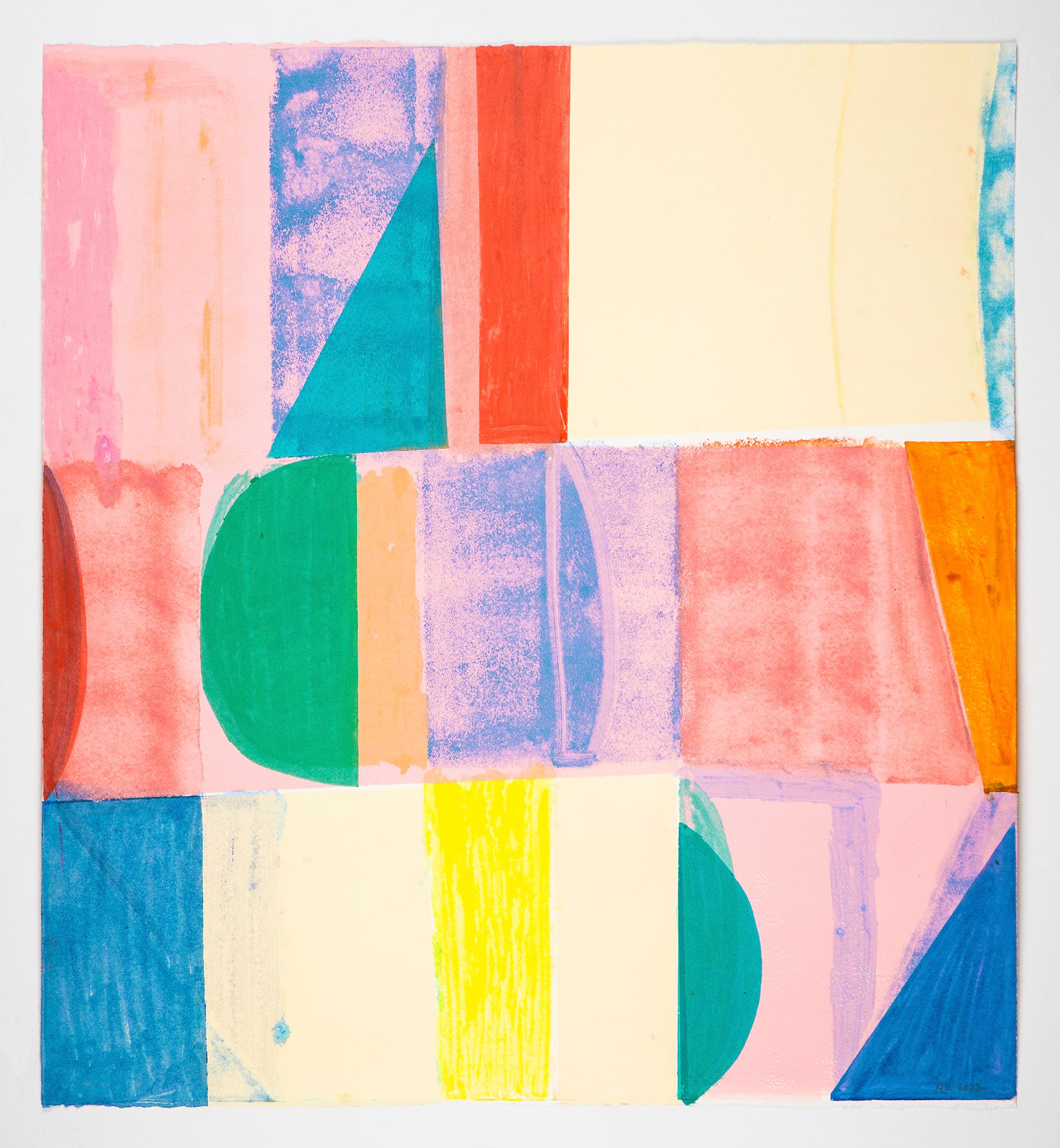 Anna Kunz Abstract Print - Echolocation Five