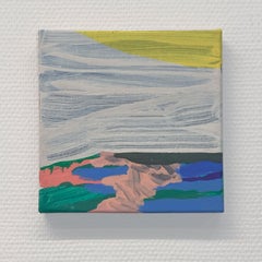 Untitled 5 - Modern Abstract Landscape Painting, Joyful, Colorful