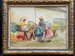 Anna Lesznai, zugeschrieben, Aquarell auf Karton, um 1930