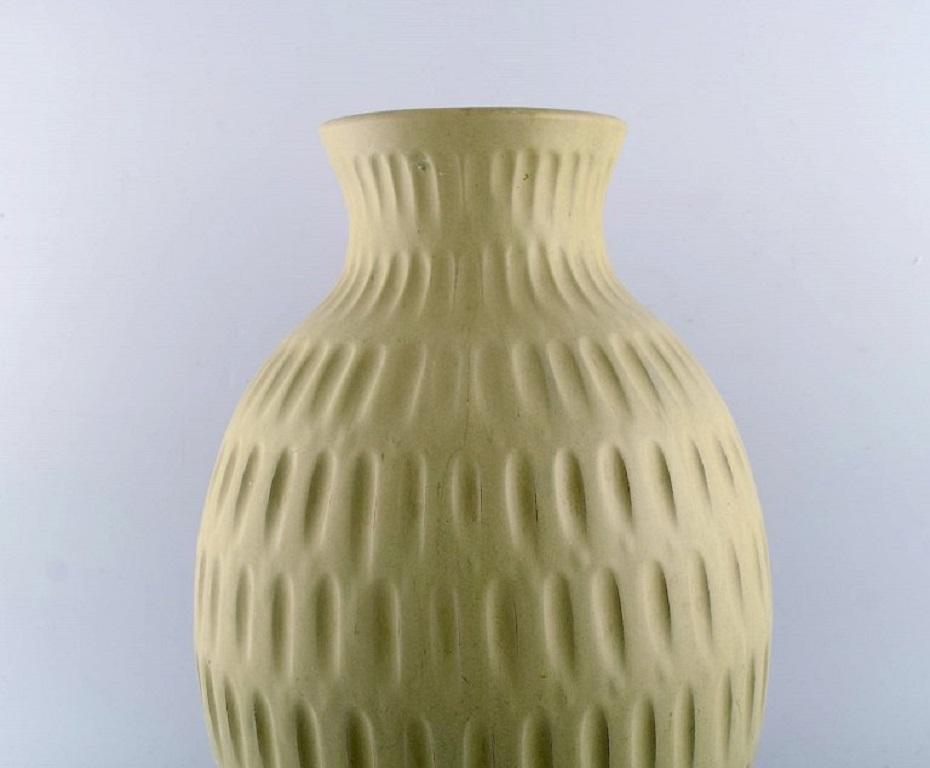 Scandinavian Modern Anna Lisa Thomson for Upsala-Ekeby, Floor Vase in Glazed Ceramics For Sale