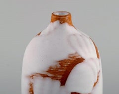 Anna Lisa Thomson, Vase in White Glazed Ceramics with Seashells