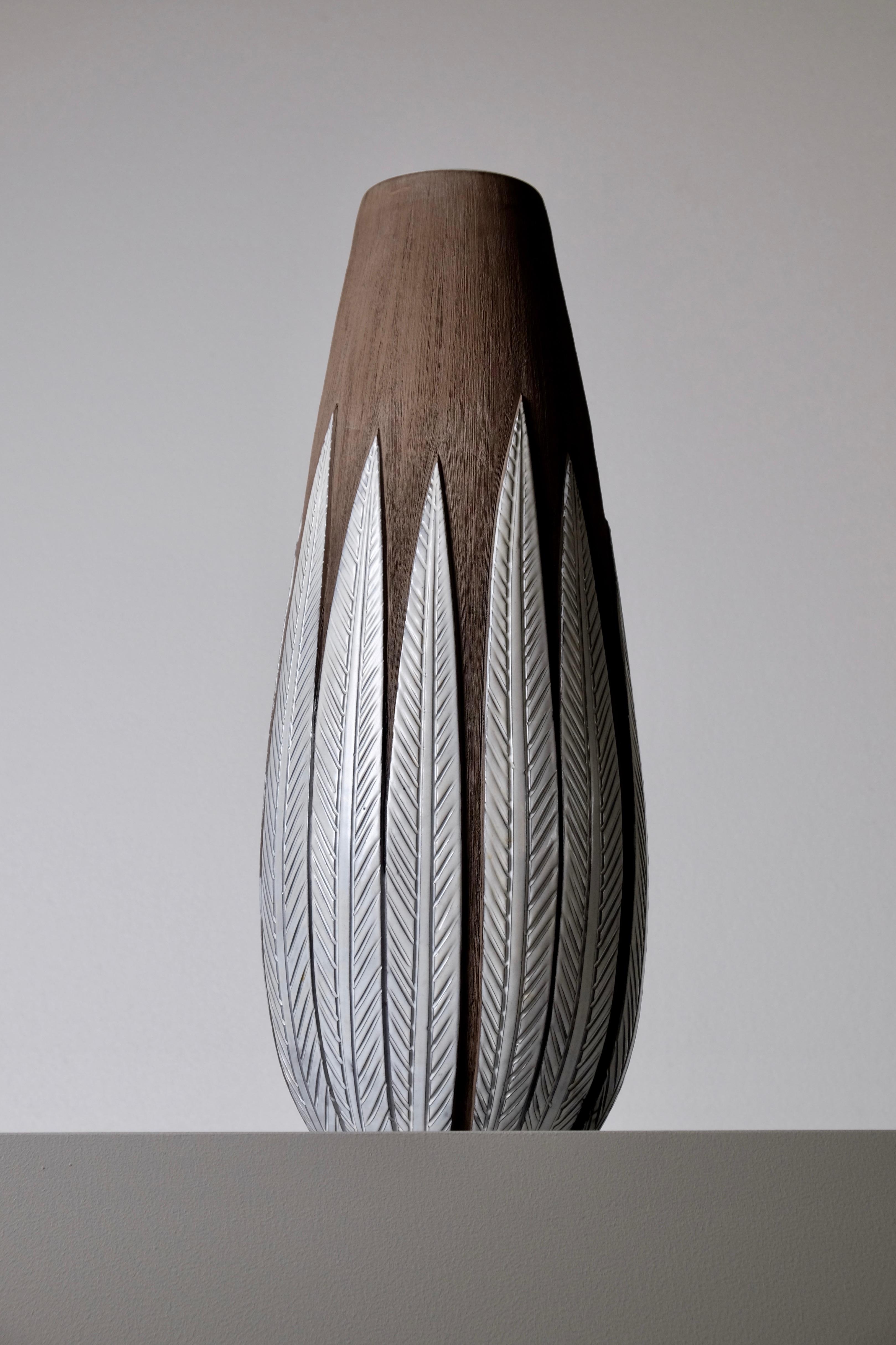 Scandinave moderne Vase de sol en céramique Anna-Lisa Thomson, modèle 