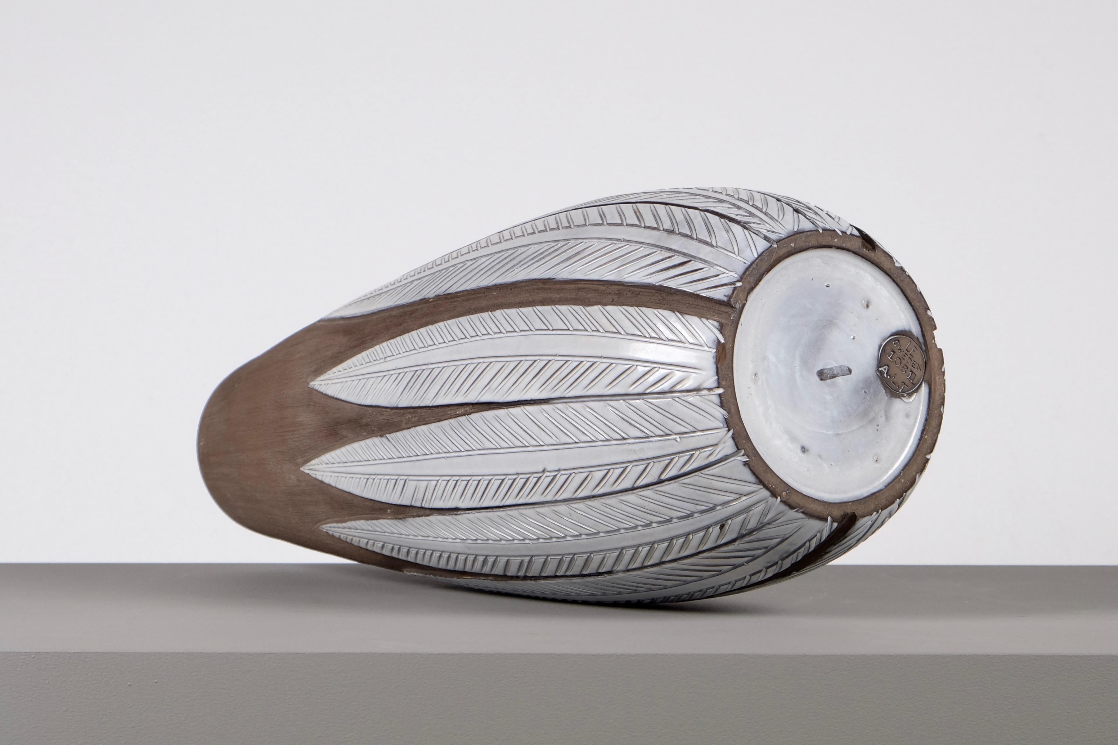 Milieu du XXe siècle Vase de sol en céramique Anna-Lisa Thomson, modèle 