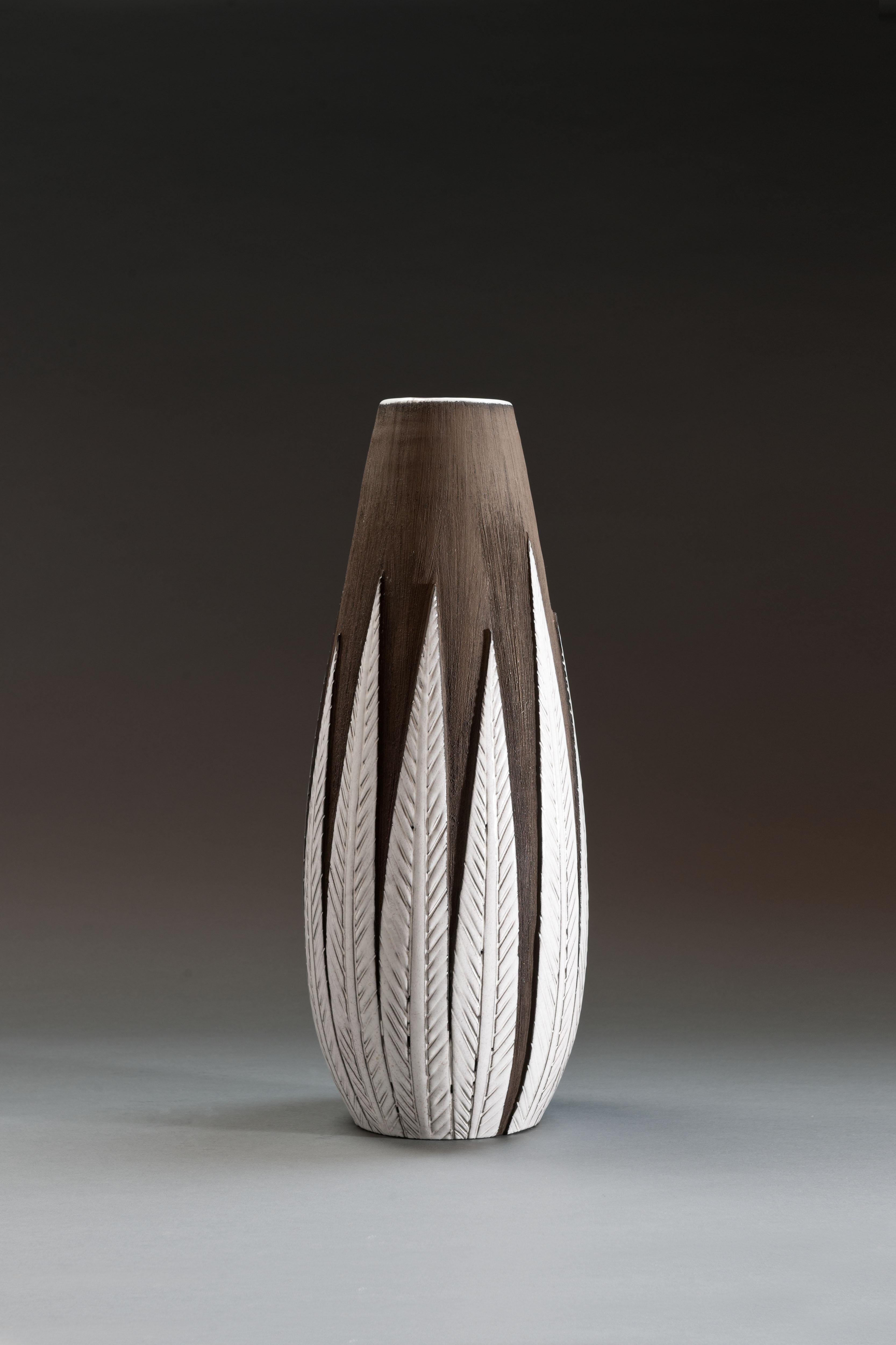 Swedish Anna-Lisa Thomson Ceramic 'Paprika' Vases (3) by Upsala Ekeby For Sale