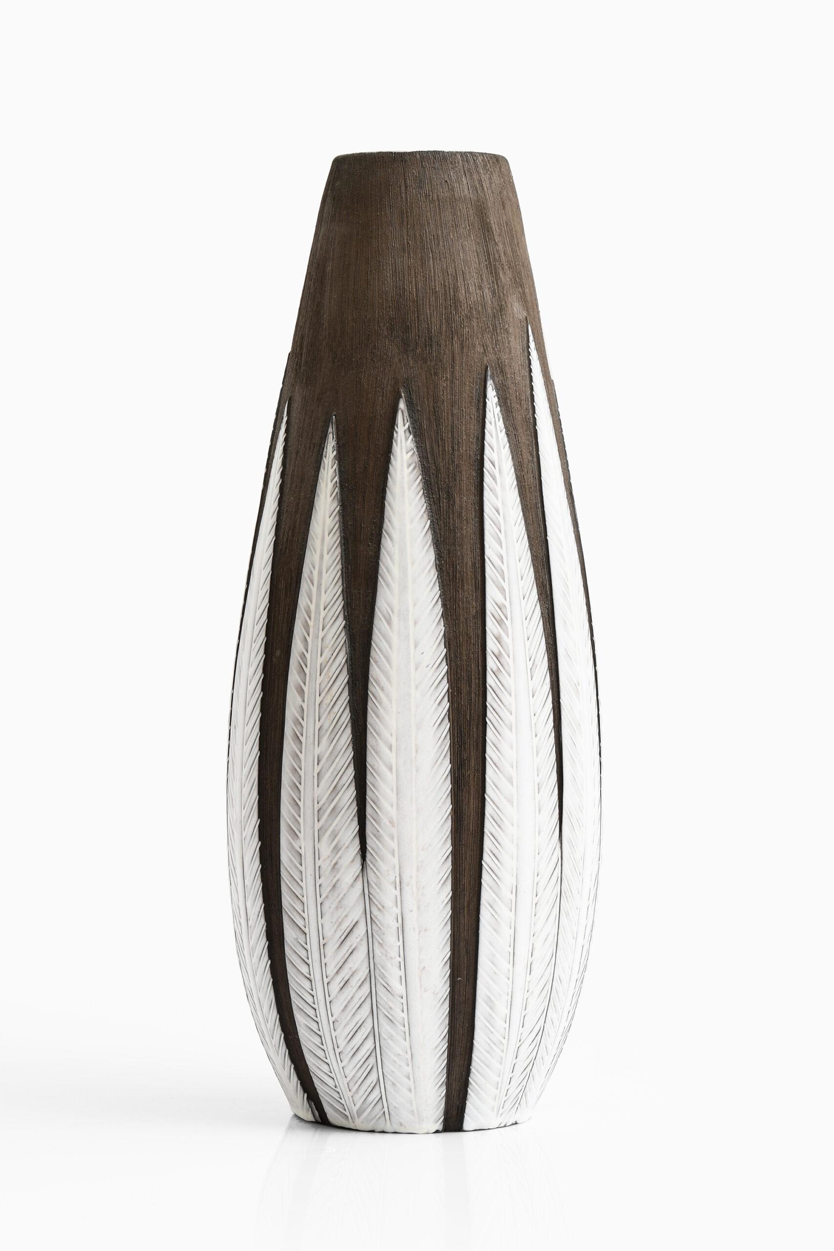 Scandinave moderne Vase de sol Anna-Lisa Thomson modèle Paprika produit par Upsala Ekeby en Suède en vente
