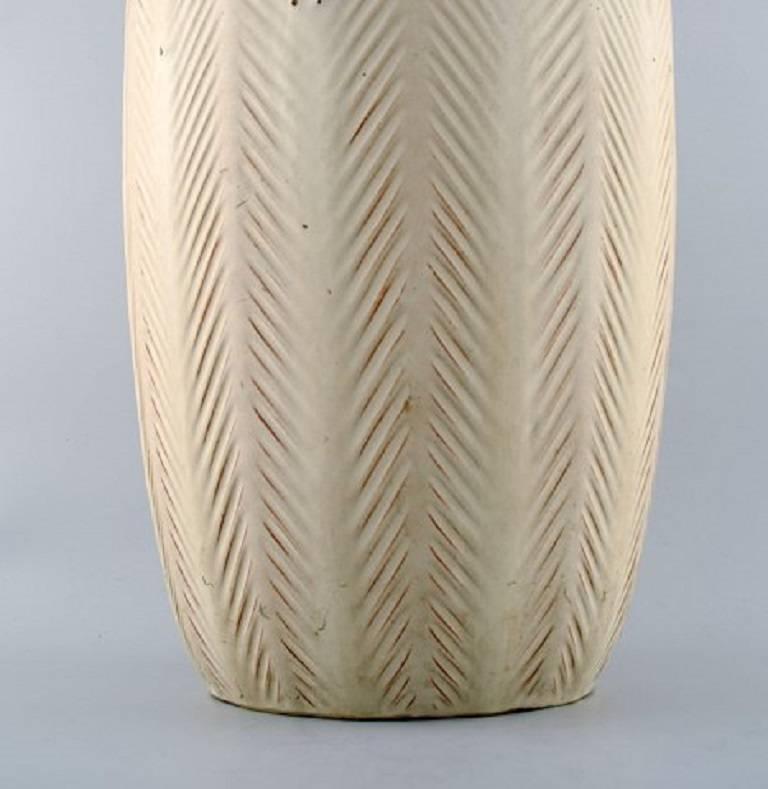 Scandinavian Modern Anna-Lisa Thomson for Upsala-Ekeby Ceramic Floor Vase