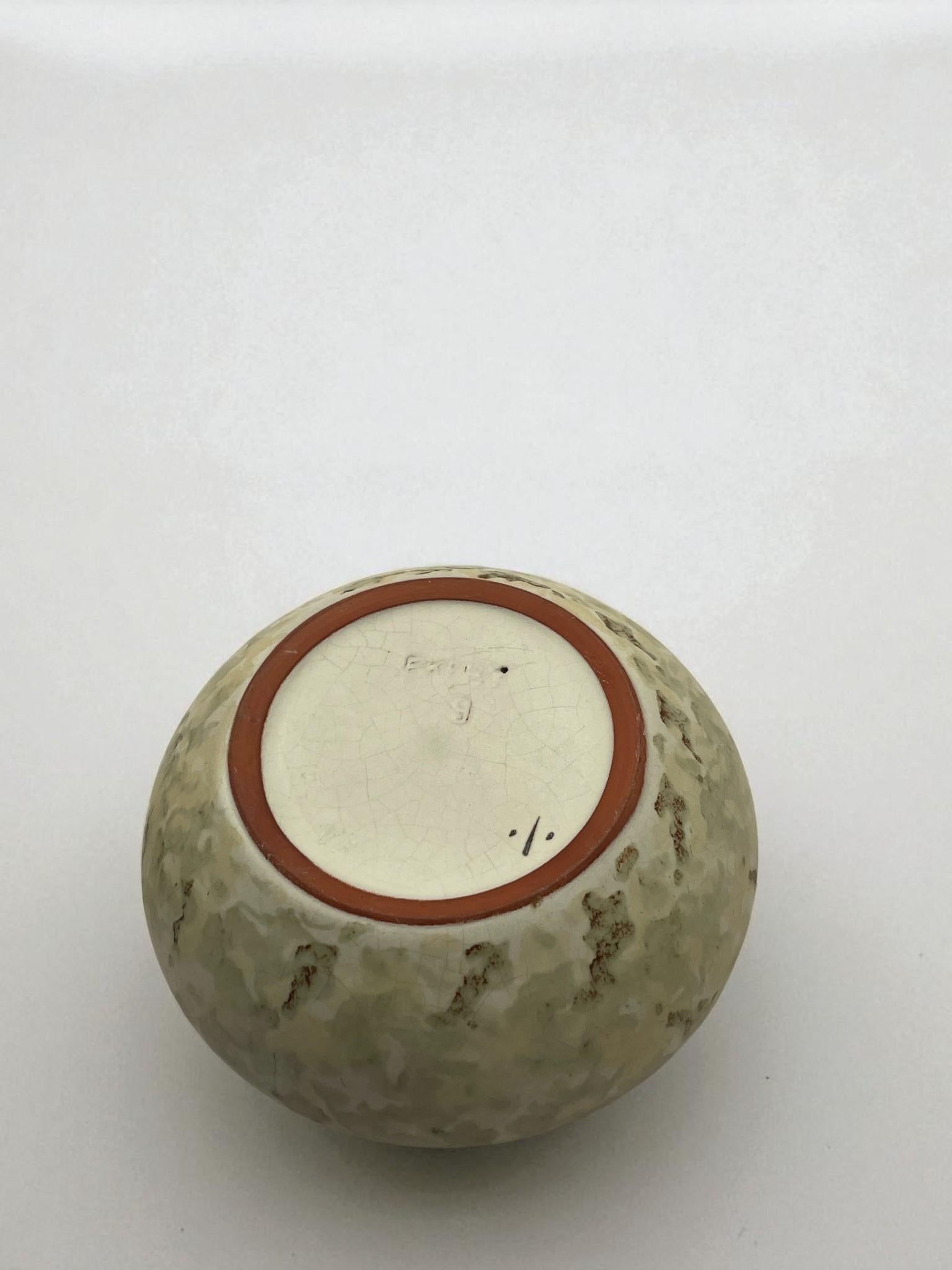 Mid-20th Century Anna-Lisa Thomson for Upsala-Ekeby, Lidded Ceramic Bowl, Swede 1930's For Sale