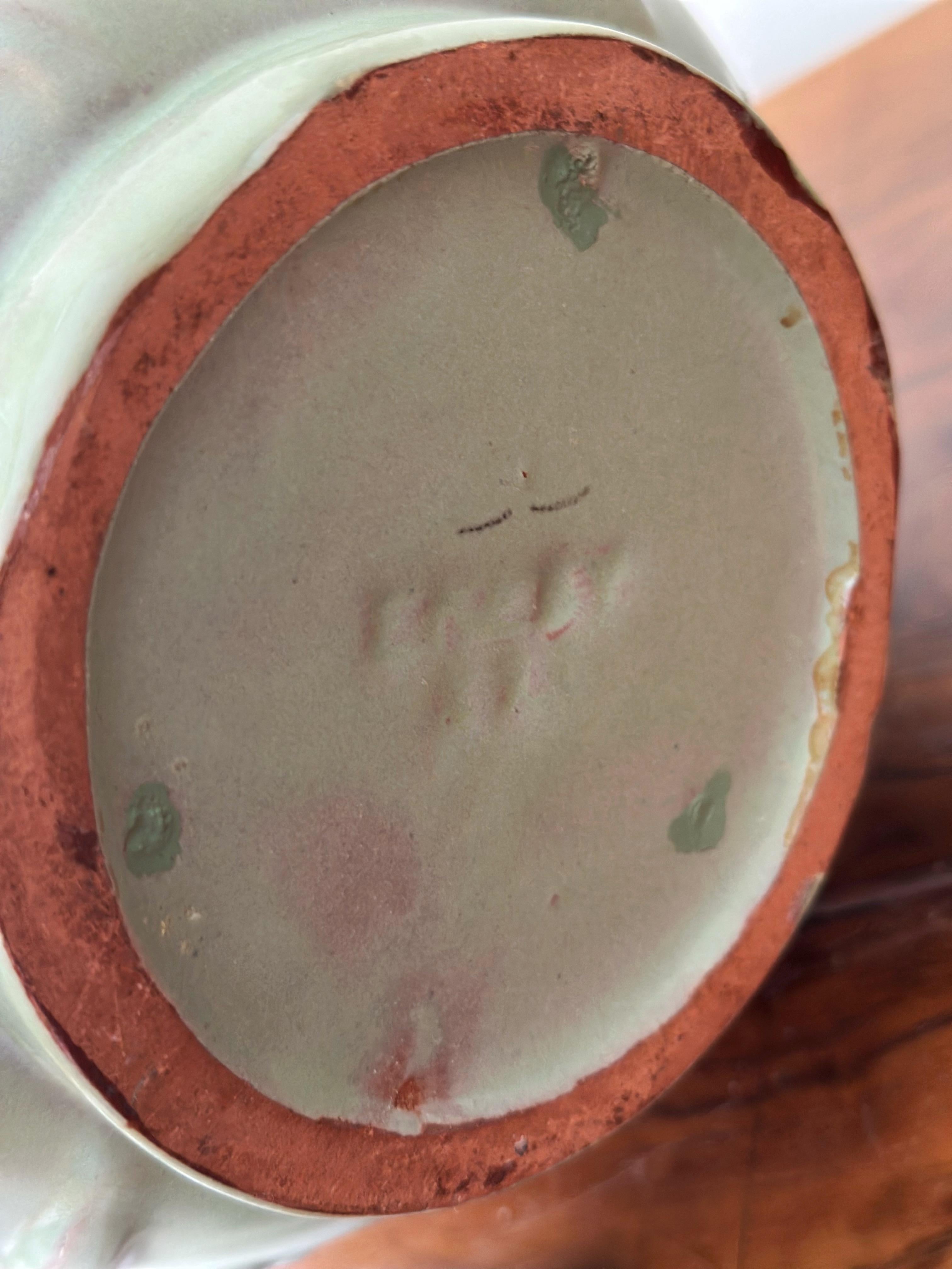 Lampada da tavolo in ceramica smaltata di Anna-Lisa Thomson di Upsala Ekeby, Svezia, anni '40. in vendita 10